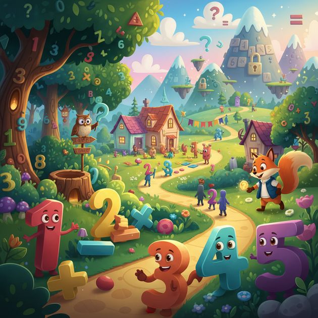 Math Quest Pals - Jabali AI Poster