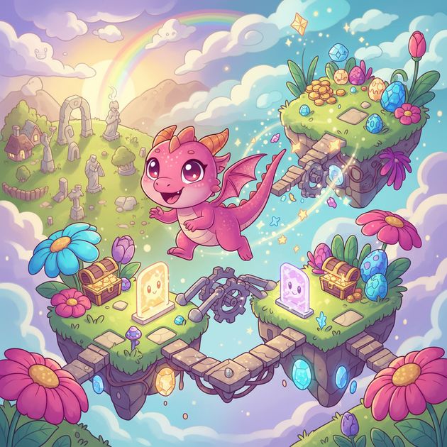 Lumi's Skybound Journey - Jabali AI Poster