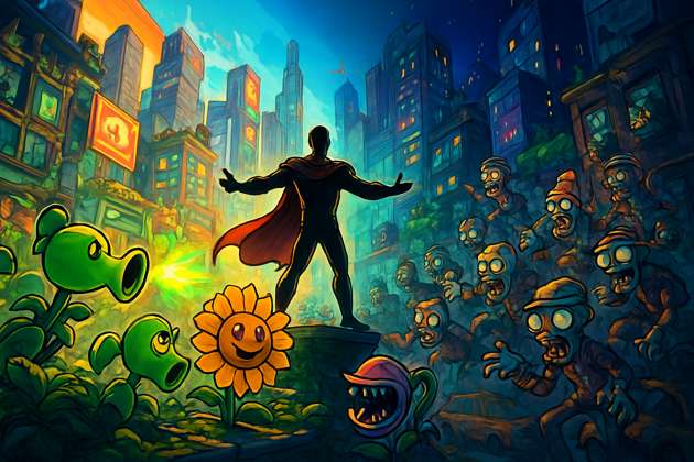 Urban Bloom Battle - Jabali AI Poster