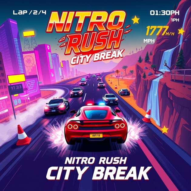 Nitro Rush: City Break - Jabali AI Poster