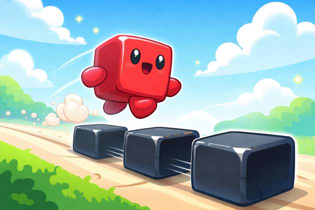 Sky Jump Runner - Jabali AI Poster