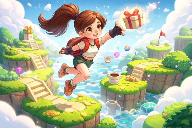 Ponytail Quest Gifts and Jumps - Jabali AI Poster