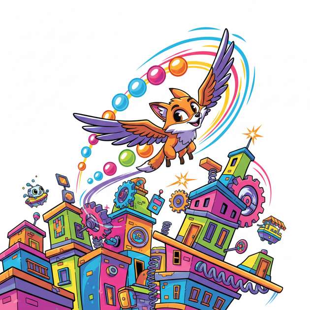 Whimsy Wingstorm - Jabali AI Poster