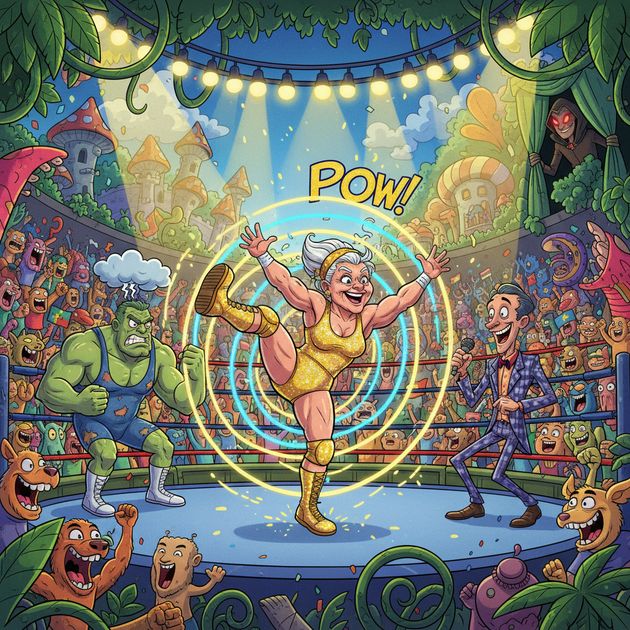 Grandma Slam: Jungle Rumble - Jabali AI Poster