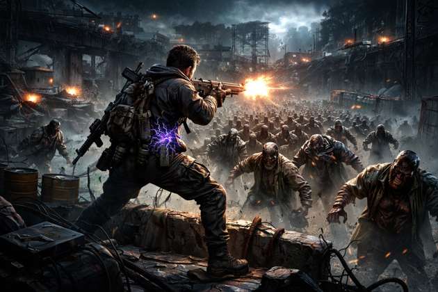 Zombie Wave Assault - Jabali AI Poster