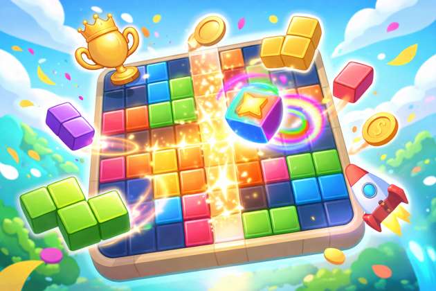 Block Blast Mania - Jabali AI Poster