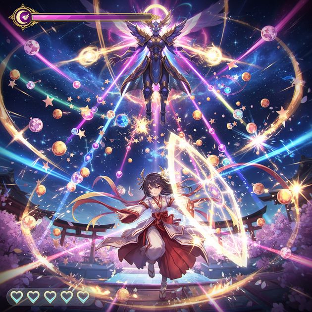 Celestial Courtyard Waltz - Jabali AI Poster