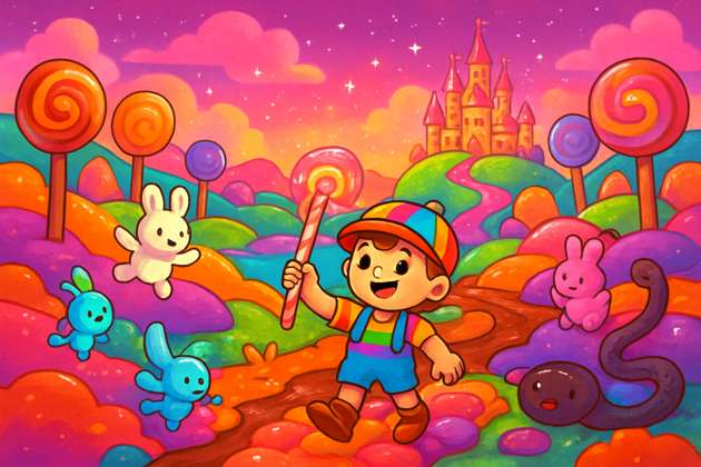 Candyland Quest - Jabali AI Poster