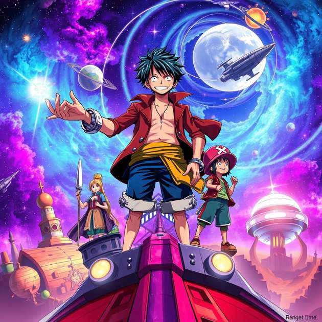 One Piece: Starbound Odyssey - Jabali AI Poster