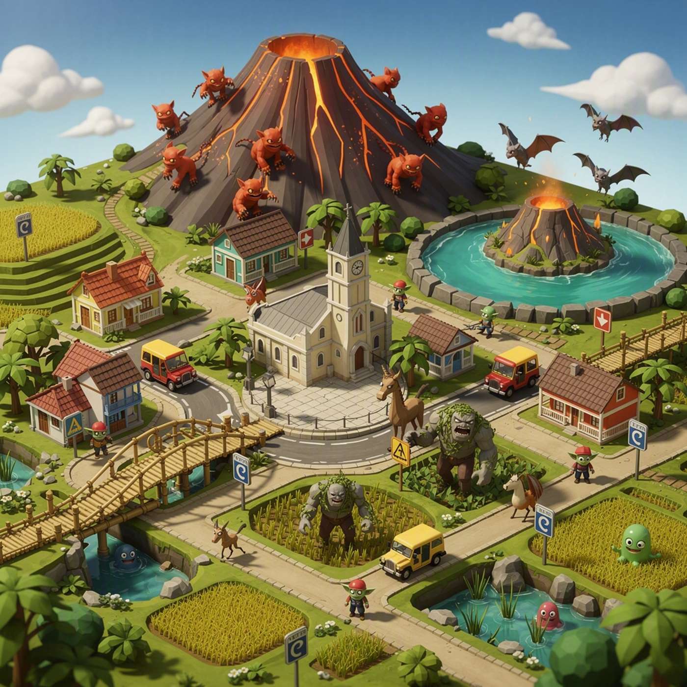Bayan ng mga Halimaw game artwork