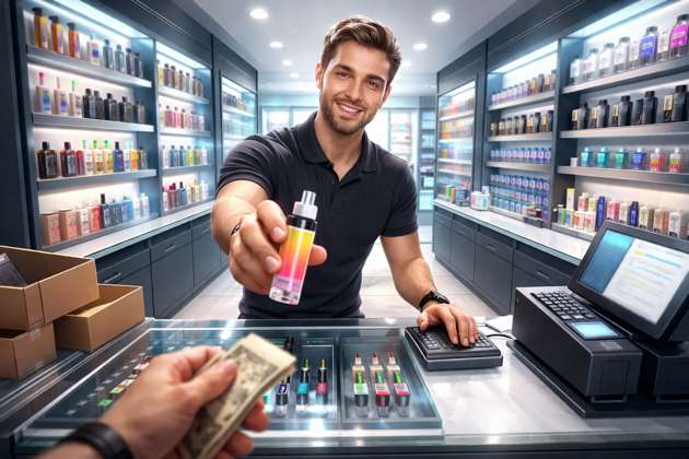 Vape Shop Manager - Jabali AI Poster