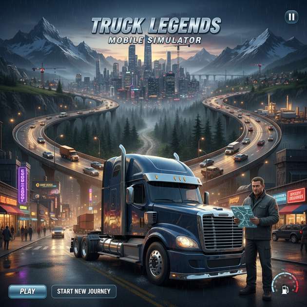 Freight Master: Open Roads - Jabali AI Poster