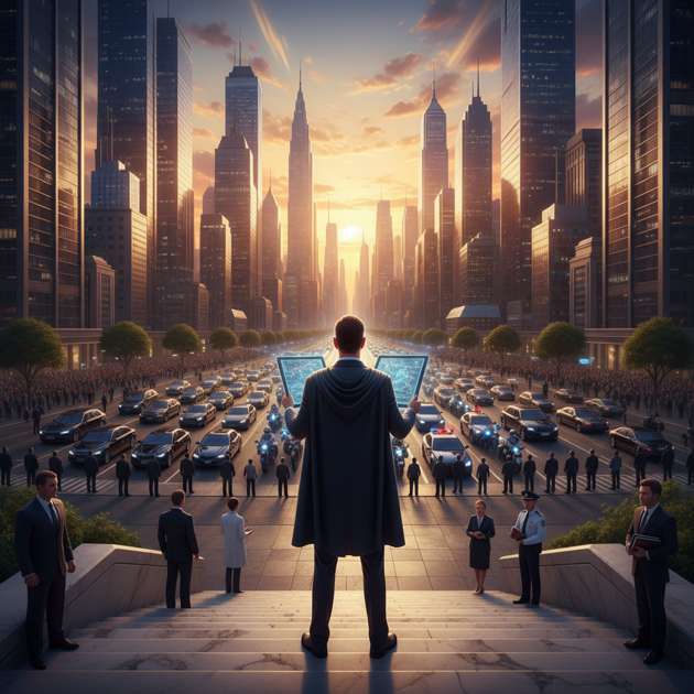 Absolute Authority: The PM Simulation - Jabali AI Poster