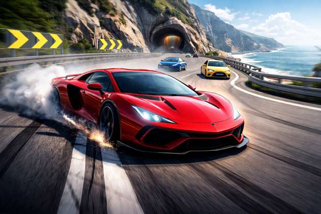 Turbo Drift - Jabali AI Poster