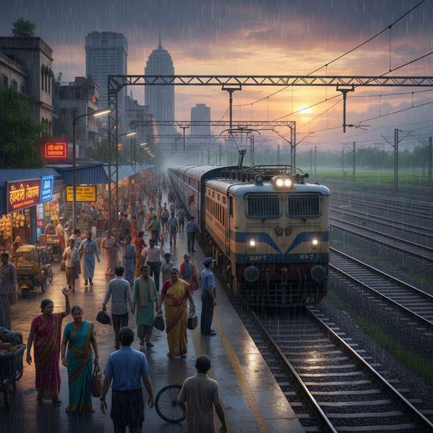 Tracks of India - Jabali AI Poster