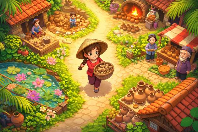 Clay Story Làng Gốm Việt - Jabali AI Poster