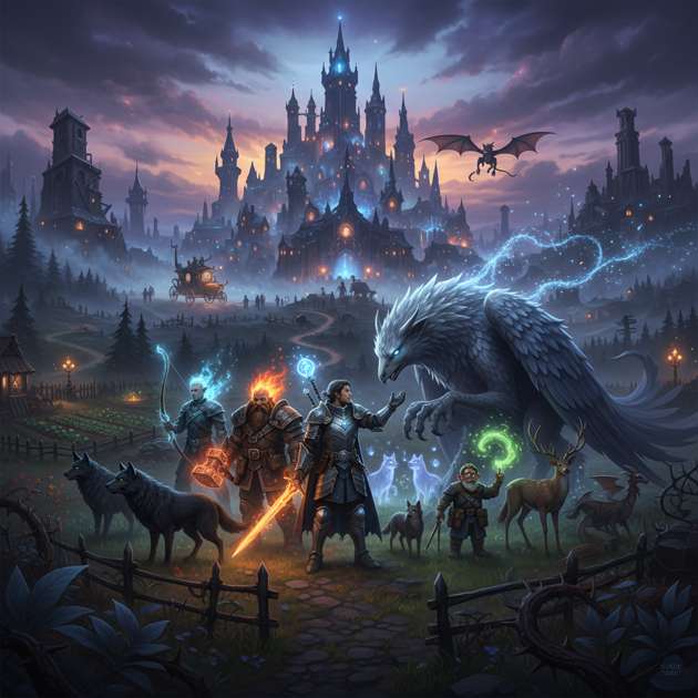 Wildbound Realms - Jabali AI Poster