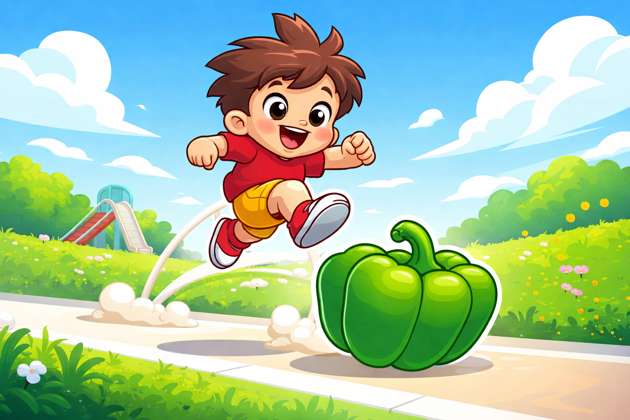 Shinchan Mirchi Jump - Jabali AI Poster