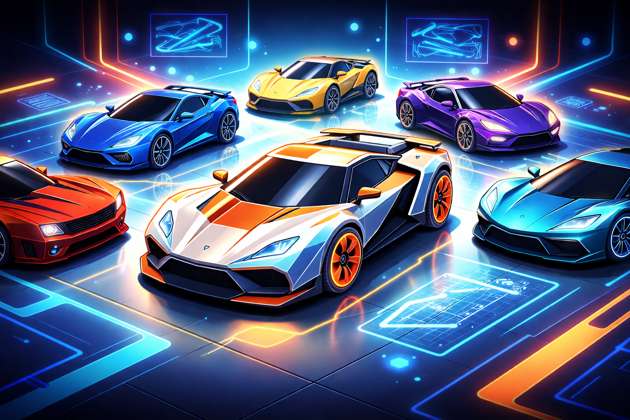 3D Car  Rush - Jabali AI Poster
