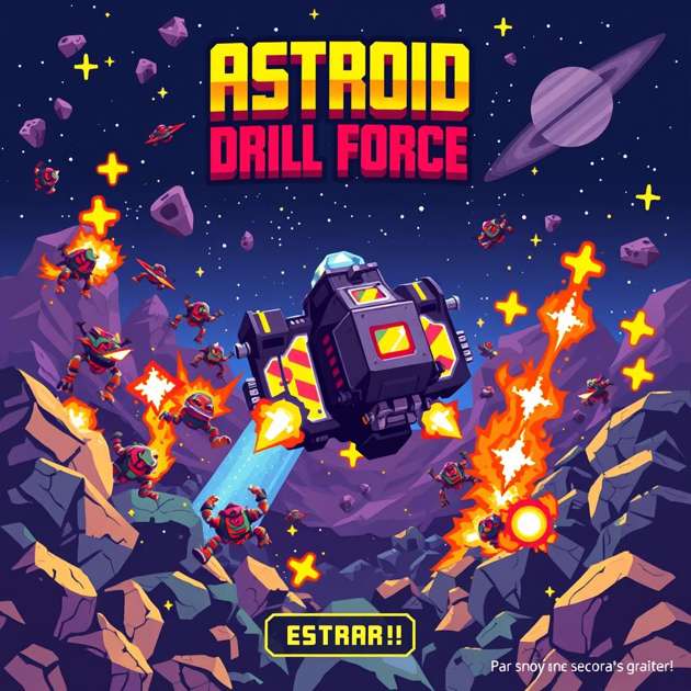 Astroid Drill Force - Jabali AI Poster