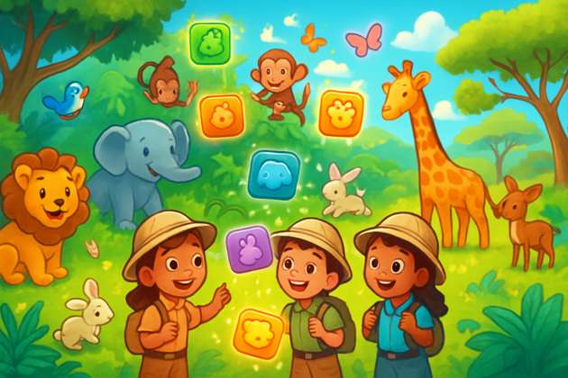 Animal Word Quest - Jabali AI Poster