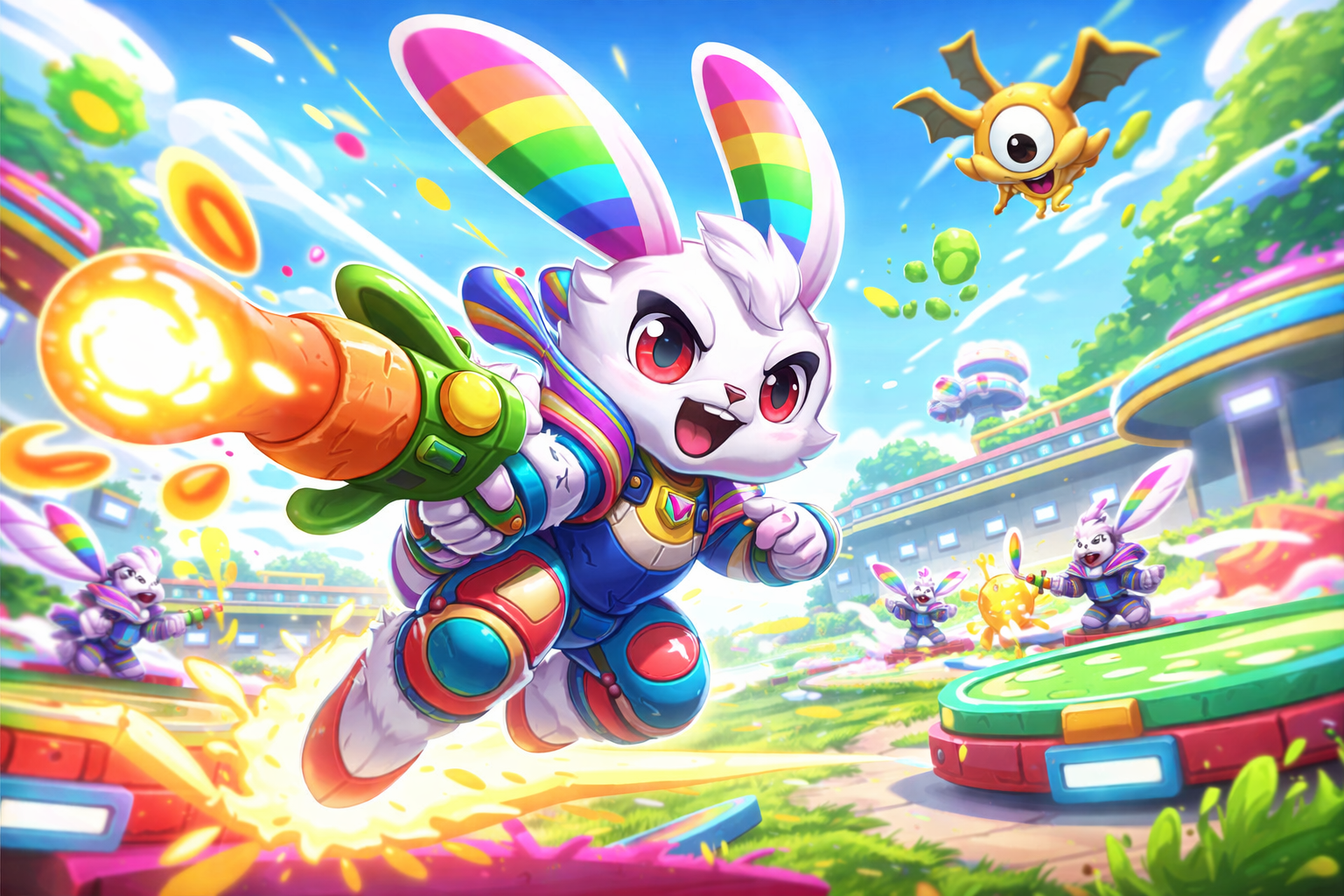Rabbit riot Mobile version [version alpha] - Instant game by Jabali AI