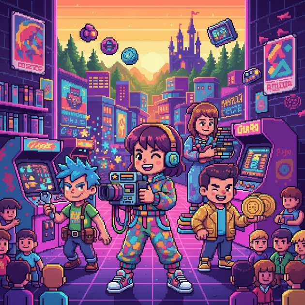 Neon Capture Arcade - Jabali AI Poster