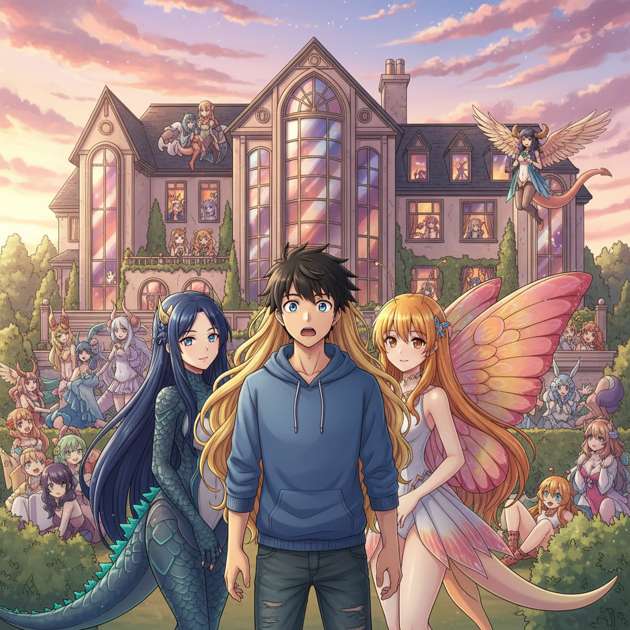Kaiju Mansion - Jabali AI Poster