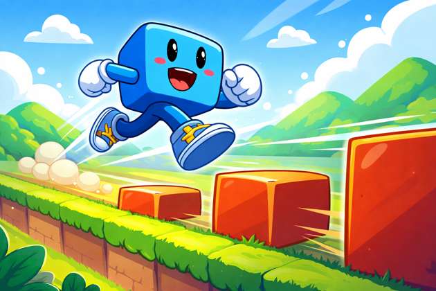 Sky Jump Runner - Jabali AI Poster