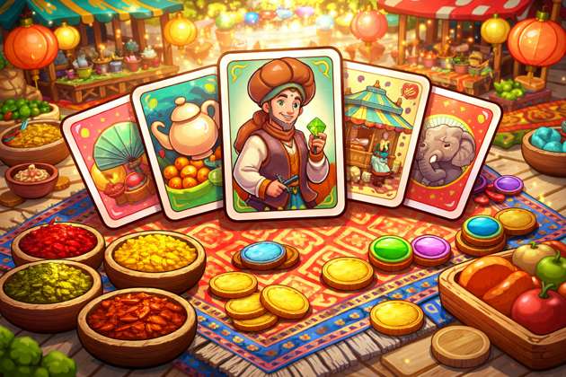 Asian Bazar Card Game - Jabali AI Poster