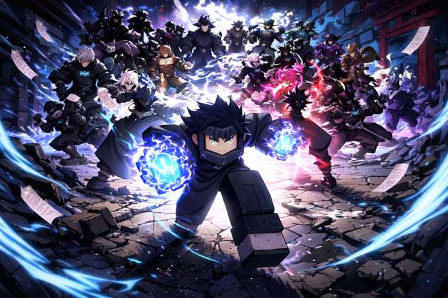 Jujutsu Kaisen Battlegrounds 20 Sorcerers - Jabali AI Poster