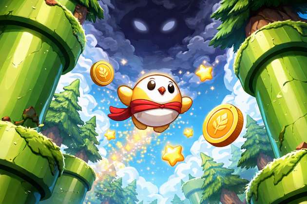 Flappy Flight: Shadow Sky - Jabali AI Poster