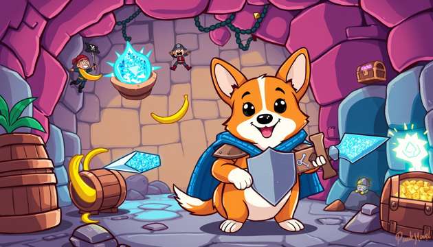 Corgi Crusaders - Jabali AI Poster