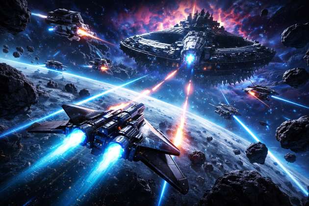 Nebula Strike 3D - Jabali AI Poster