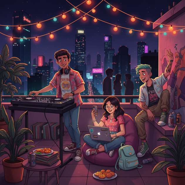 Skyline Frequencies - Jabali AI Poster