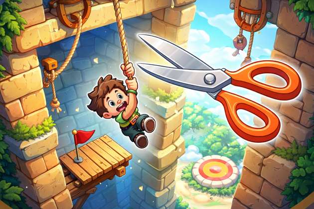 Rope Rescue: Save the Hanging Boy - Jabali AI Poster