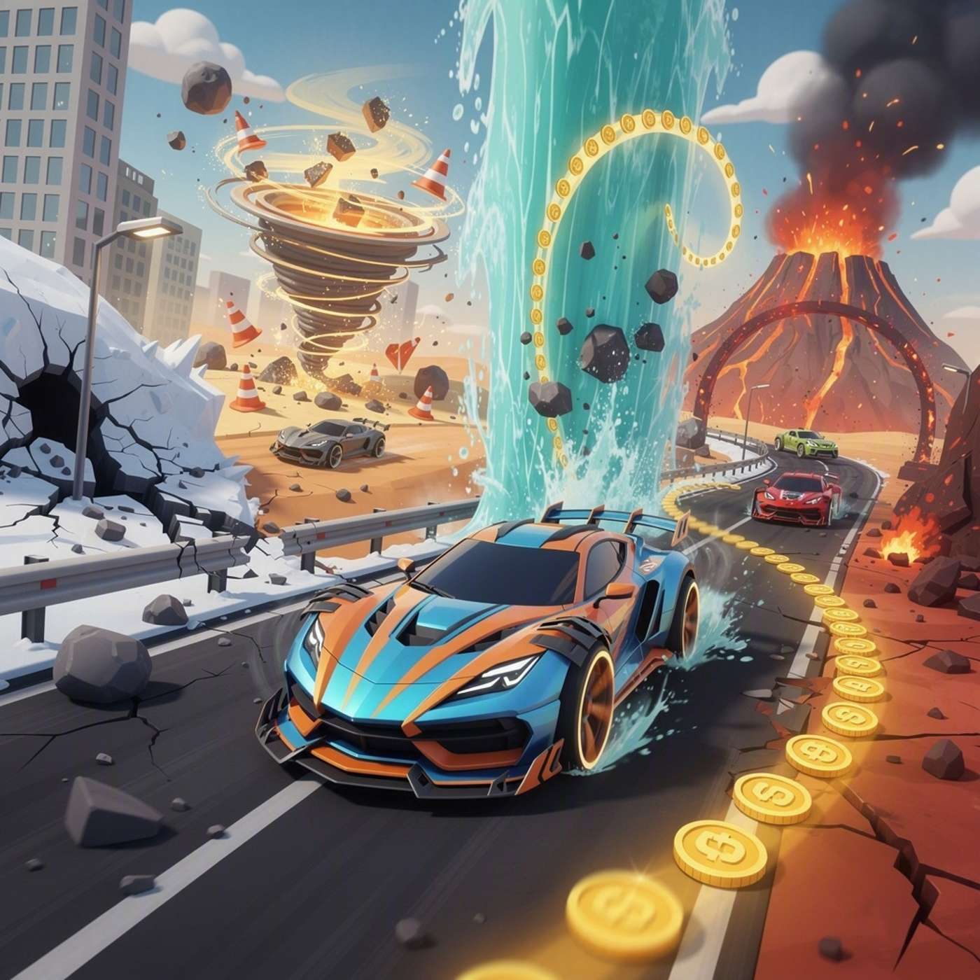 Disaster Drift Evolution game artwork