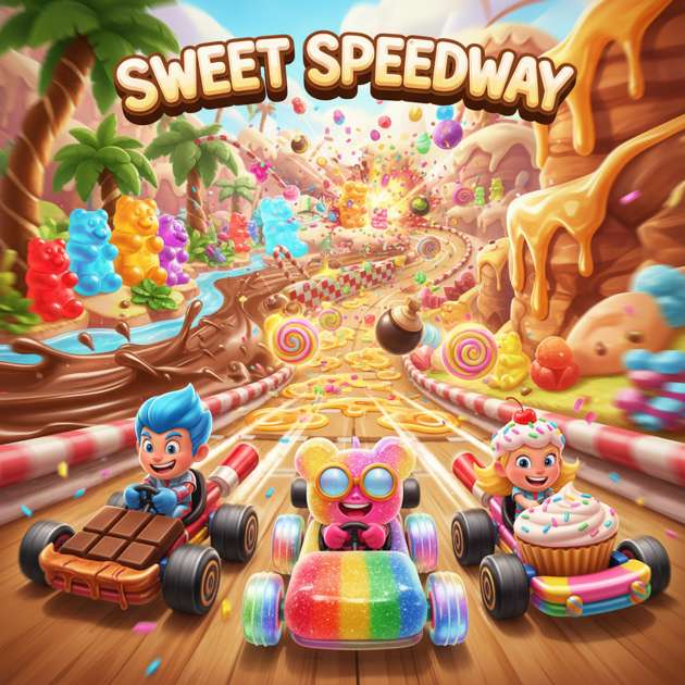 Sugar Rush Racers - Jabali AI Poster