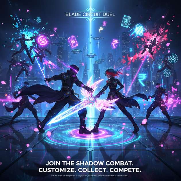 Blade Circuit Duel - Jabali AI Poster