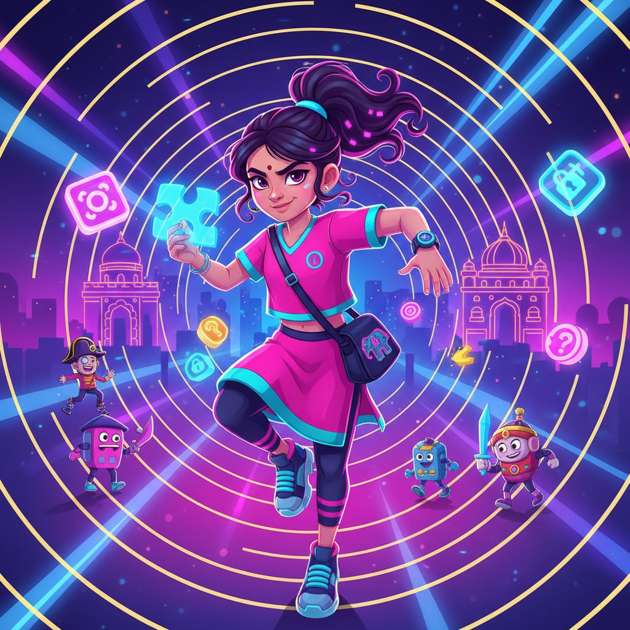 Arya's City Quest - Jabali AI Poster