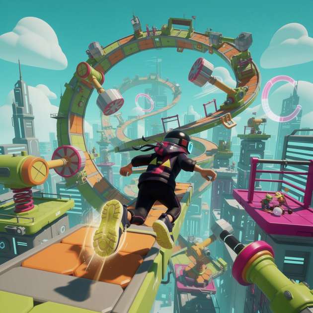 Parkour Rush - Jabali AI Poster