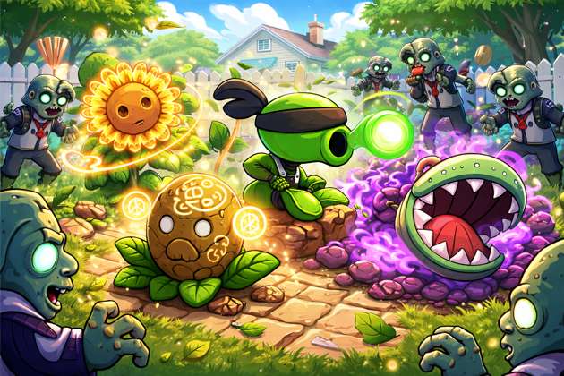 Juju Zombies vs Plants - Jabali AI Poster