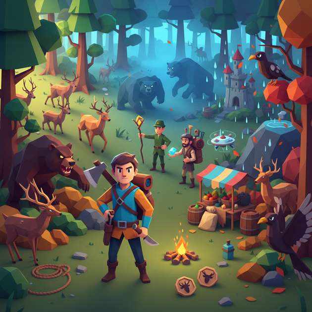 Hunter's Wild Quest - Jabali AI Poster