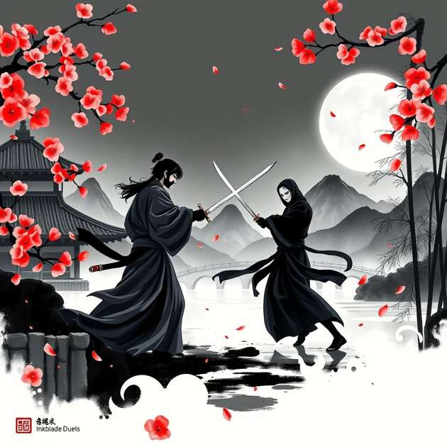 Inkblade Duels - Jabali AI Poster