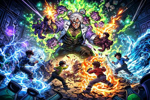 Lab Mutant Element Clash - Jabali AI Poster