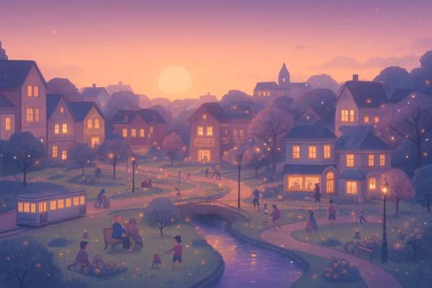 Town of Harmony - Jabali AI Poster