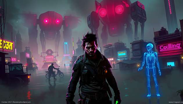 Neon Tide: Mumbai - Jabali AI Poster