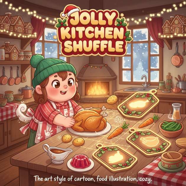Jolly Kitchen Shuffle - Jabali AI Poster