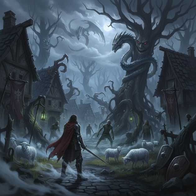 Flock and Flame - Jabali AI Poster