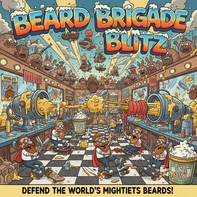Beard Brigade Blitz - Jabali AI Poster